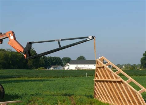 skid steer booms|truss boom attachment for tractor.